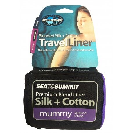 Sea To Summit - Mummy Tapered - Silk & Wool - Sleeping Bag Liner