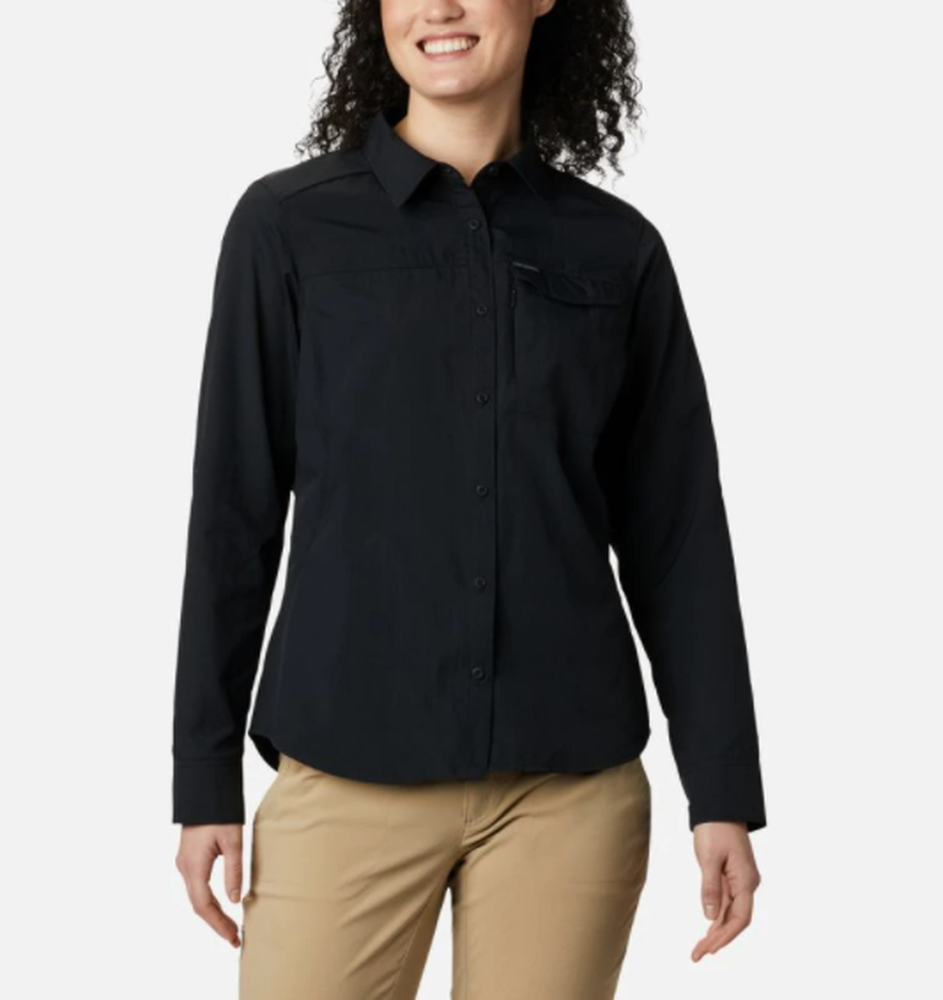 Chillaz Maglia A Maniche Lunghe Donna - Serles - Black Melange