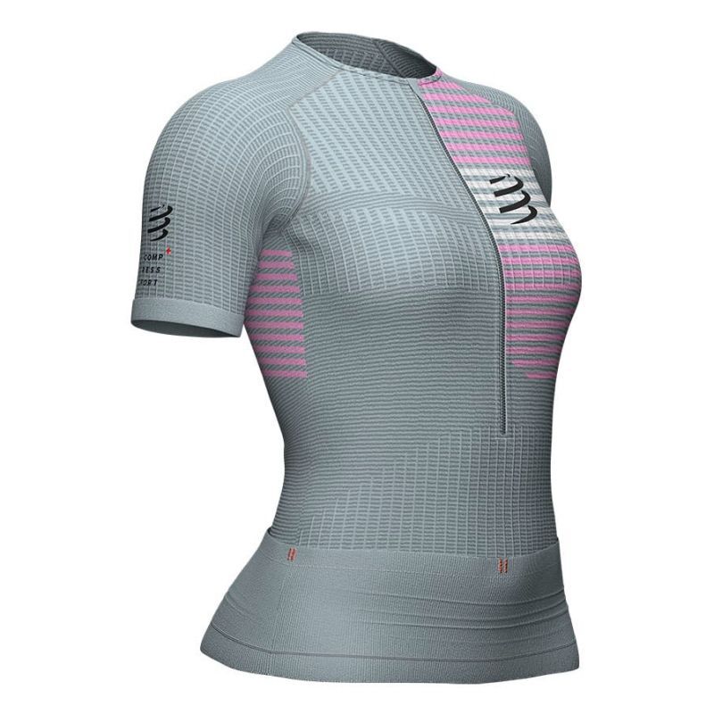 Compressport Tri Postural SS Top W - Maillot triathlon femme