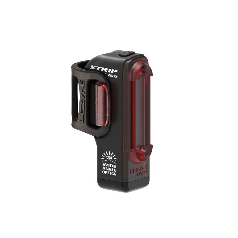 Feu Arrière Lezyne Strip Drive 150 Lumens – USB Rechargeable, Grand Angle, Batterie Longue Durée