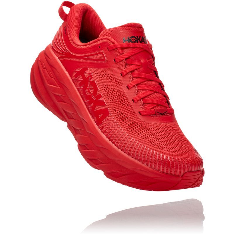 hoka bondi red