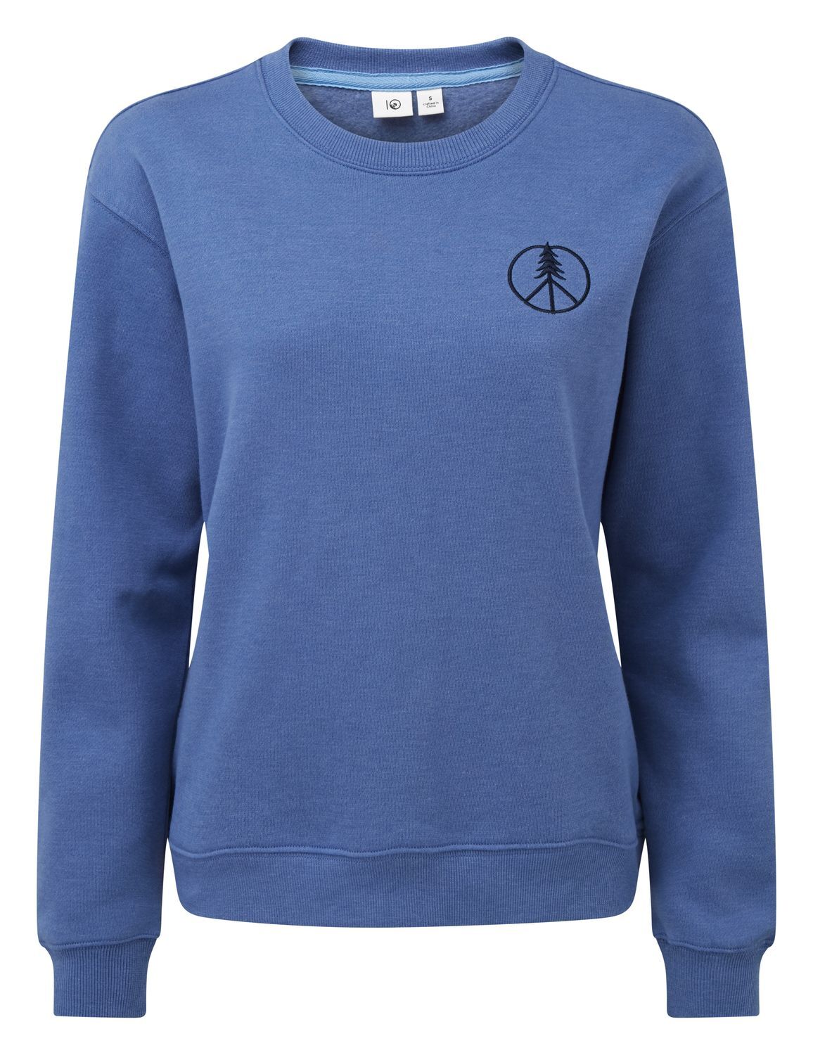 Tentree Peace Tree LS Crew - Felpa - Donna