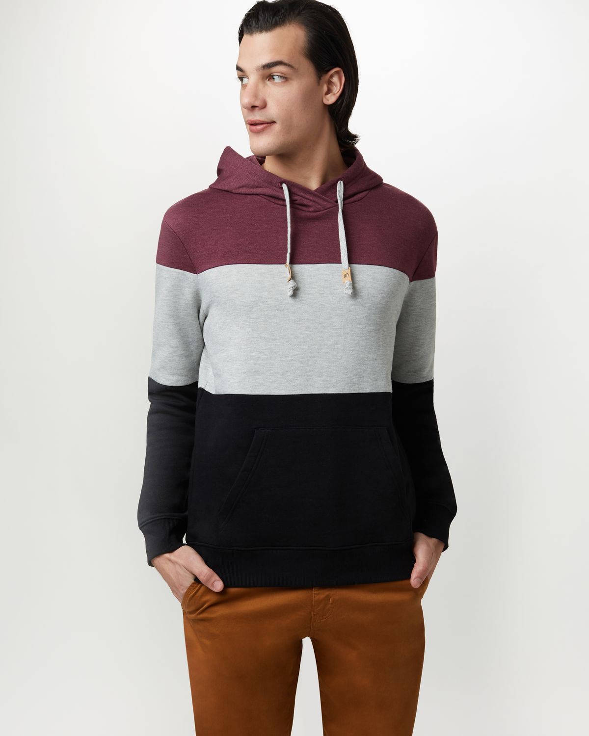 Tentree TreeFleece Blocked Reynard Hoodie - Felpa con cappuccio - Uomo