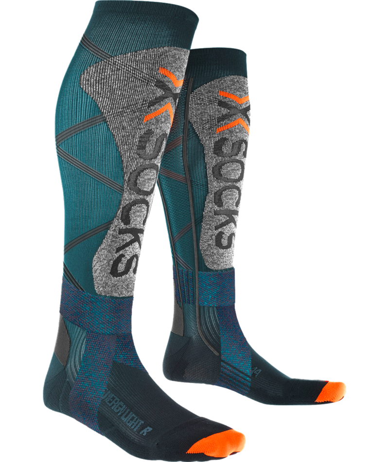 X-Socks Chaussettes Ski Energizer Light 4.0 - Pánské Lyžařské ponožky | Hardloop