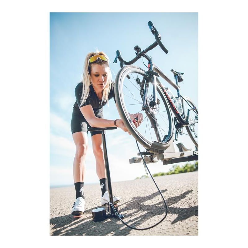 Lezyne Steel Floor Drive - Cykelpumpe