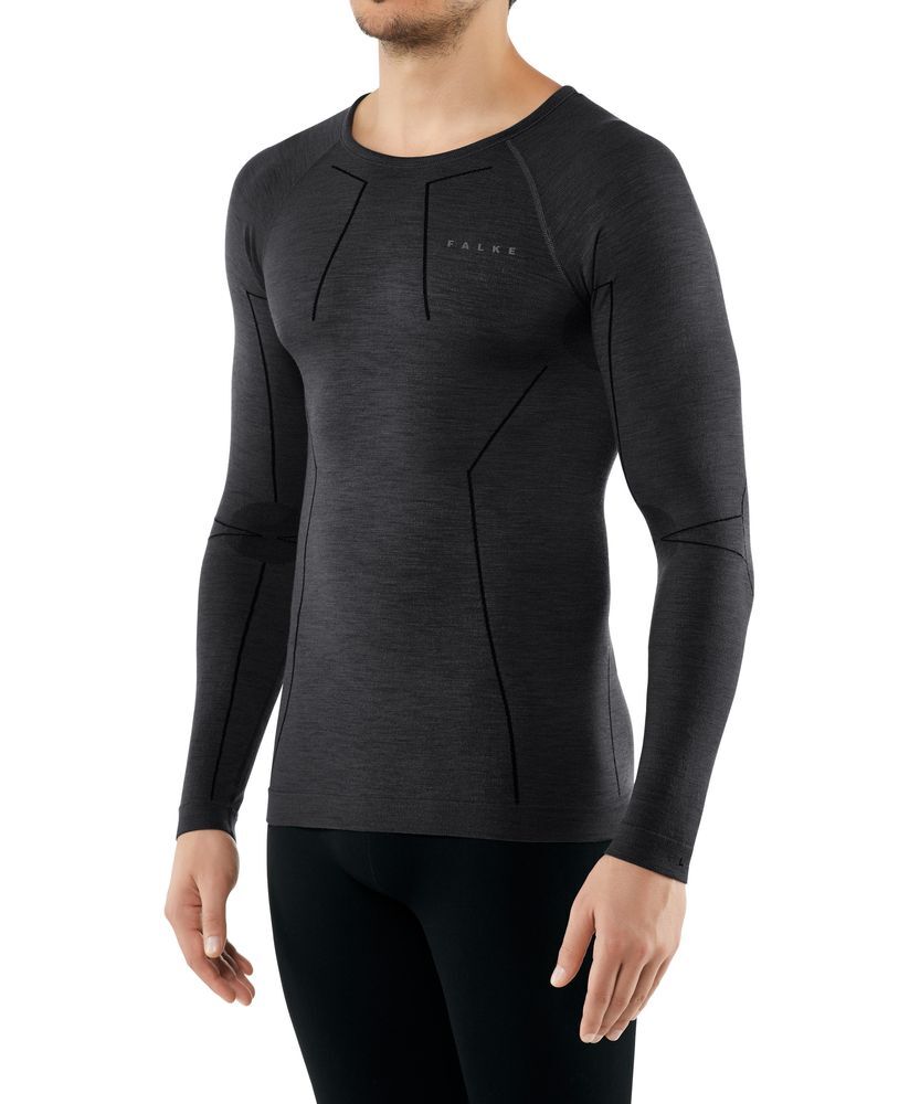 Falke Wool-Tech Long Sleeve Crew - Intimo - Uomo
