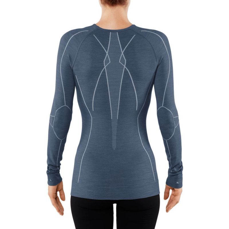 Falke Wool-Tech Long Sleeve Crew - Ropa interior - Mujer