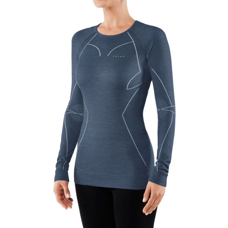 Falke Wool-Tech Long Sleeve Crew - Camisola interior mulher | Hardloop