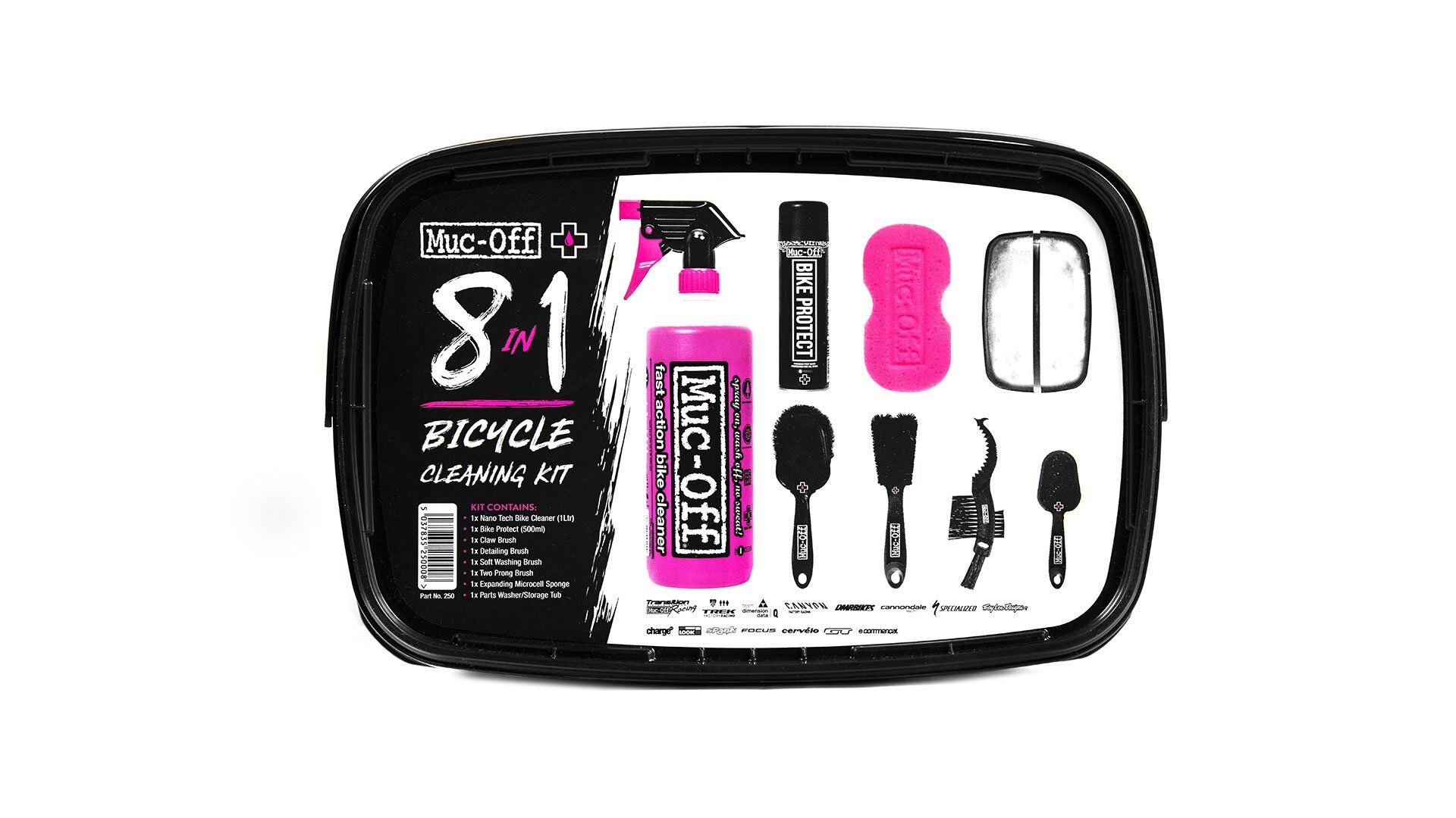 Muc-Off 8 In 1 Bicycle Cleaning Kit - Kit manutenzione bici