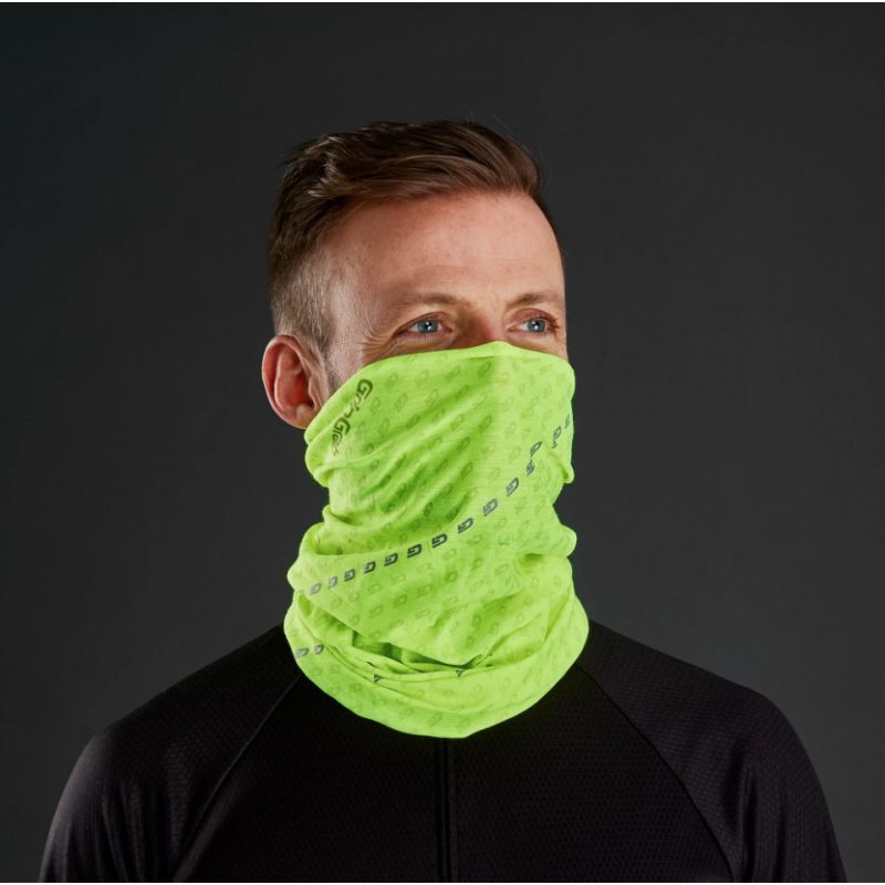 GripGrab Multifunctional Reflective Hi-Vis NeckWarmer - Gola | Hardloop