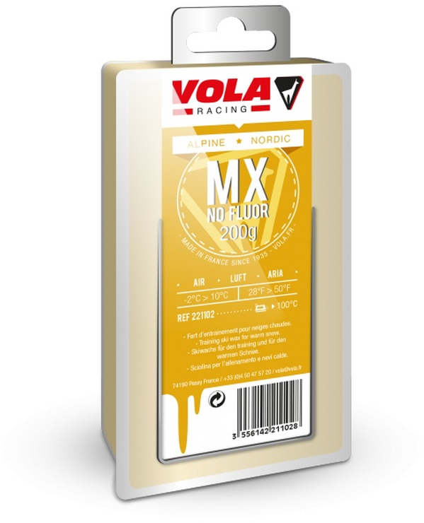 Vola MX Wax Jaune 80 g - Ski wax