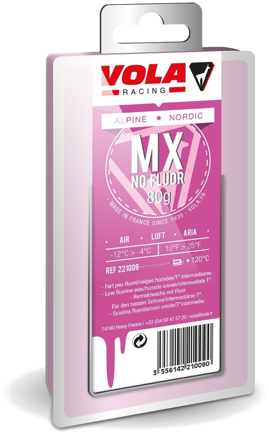 Vola MX Wax Purple 80 g - Ski wax