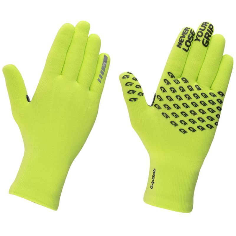 Waterproof Hi-Vis Knitted Thermal Glove - Luva de ciclismo