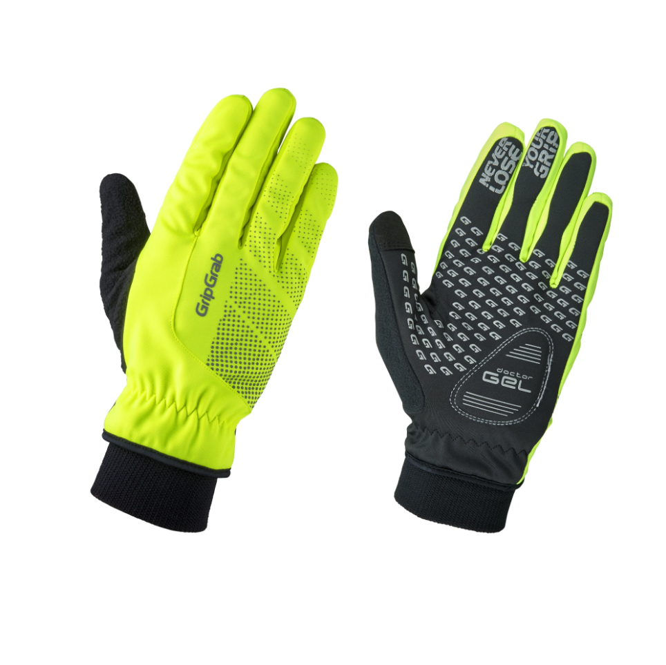 Grip Grab Ride Hi-Vis Windproof Winter Glove - Cyklistické rukavice na kolo | Hardloop