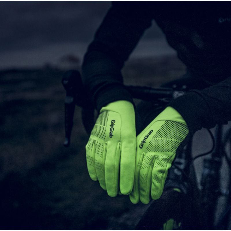Grip Grab Ride Hi-Vis Windproof Midseason Glove - Gants vélo | Hardloop
