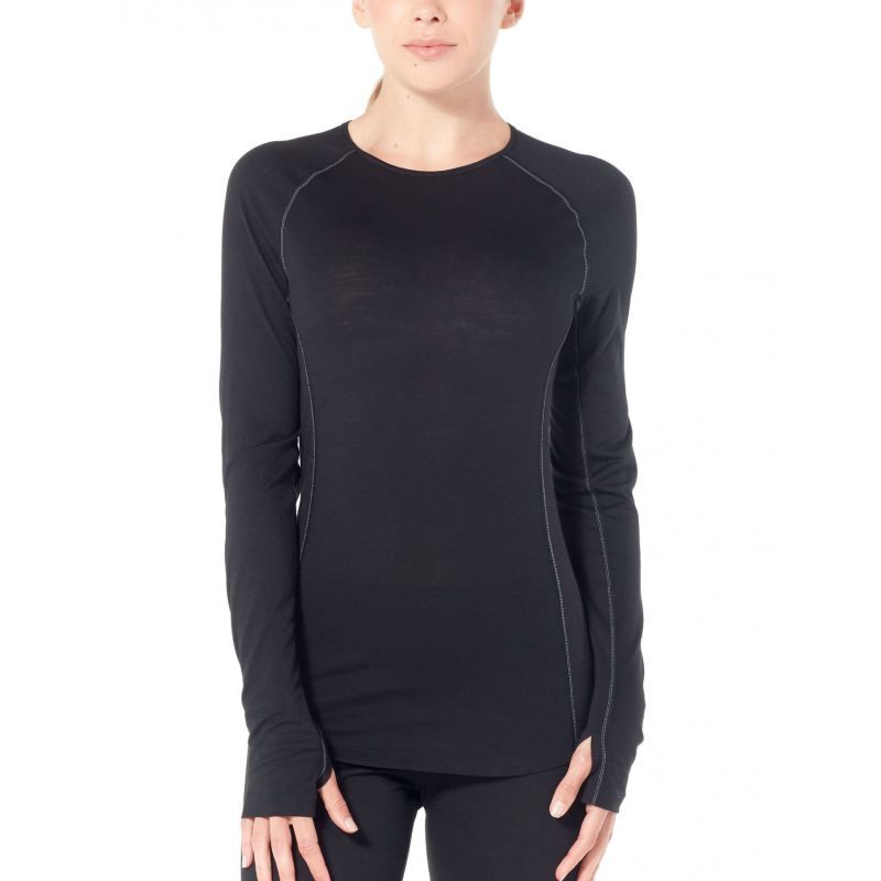 Icebreaker Wmns 150 Zone LS Crewe - Intimo lana merinos - Donna I Hardloop