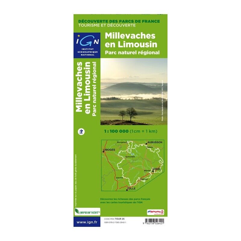 IGN Pnr Millevaches En Limousin