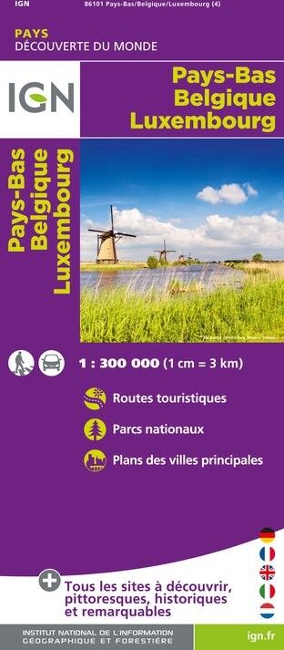 IGN Pays Bas / Belgique / Luxembourg - Carte topographique | Hardloop