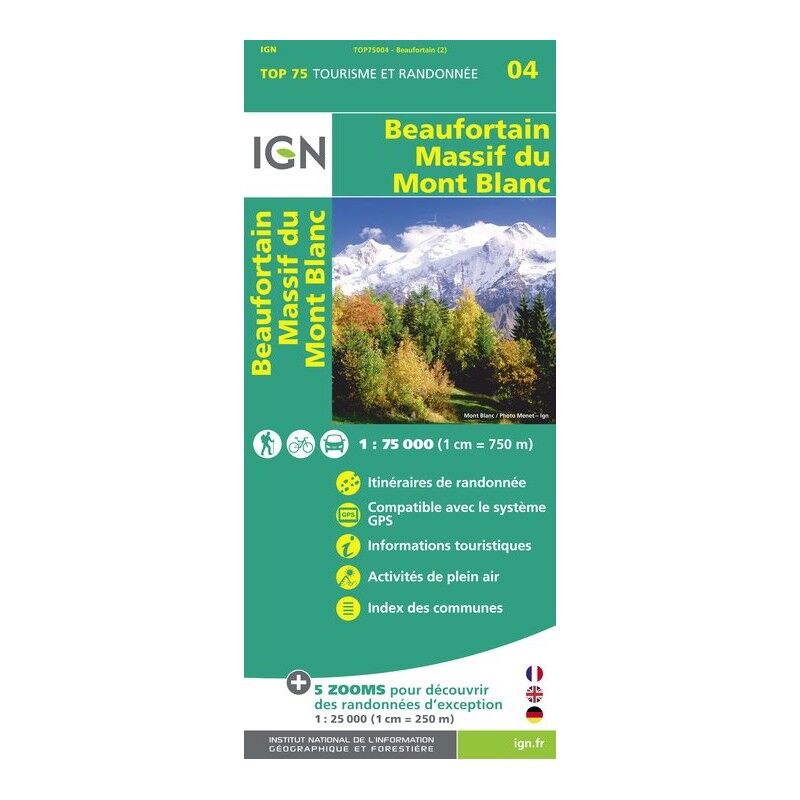 IGN Beaufortin / Massif Du Mont Blanc