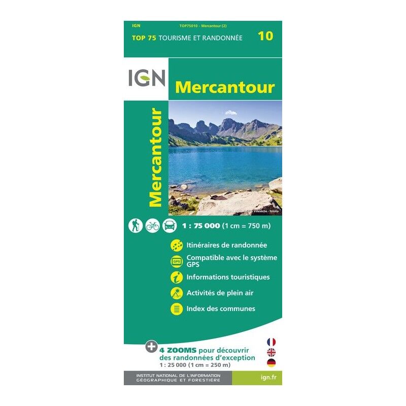 IGN Mercantour - Carte topographique | Hardloop