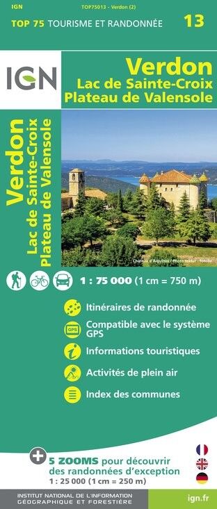 IGN Verdon / Lac-De-Ste-Croix / Plateau-De-Valensole