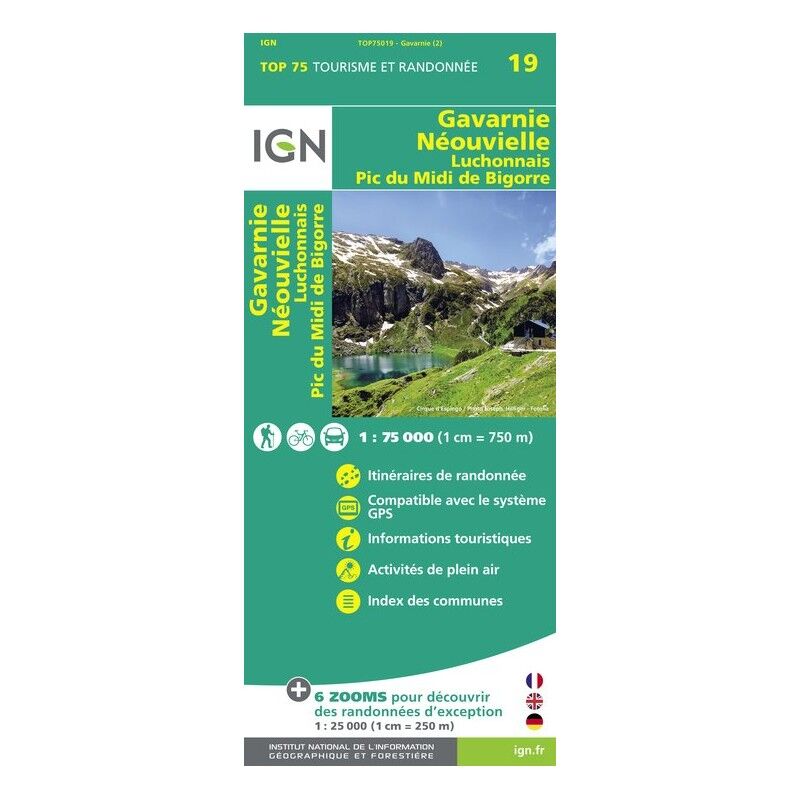 IGN Gavarnie / Néouvielle / Luchonnais / Pic-Du-Midi-De-Bigorre