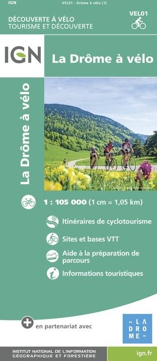 IGN Drôme À Vélo - Carte topographique | Hardloop