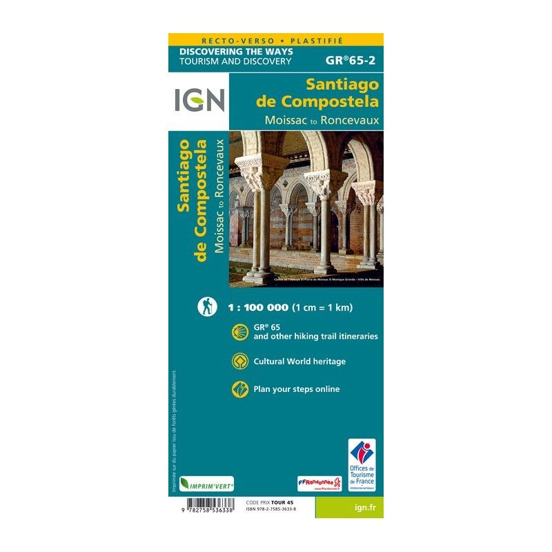 IGN St Jacques. Moissac / Ronceveaux