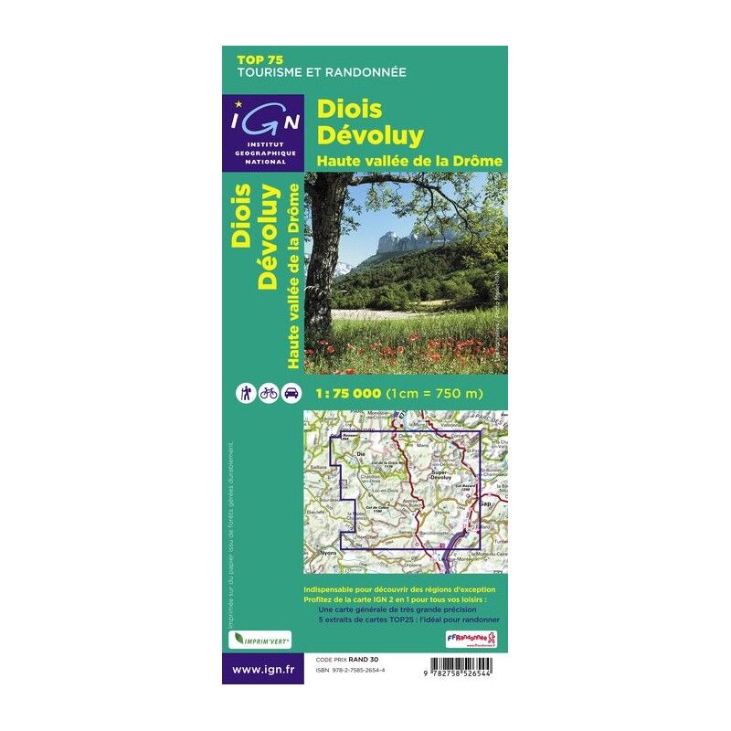 IGN Diois / Devoluy / Hautevallée De La Drome