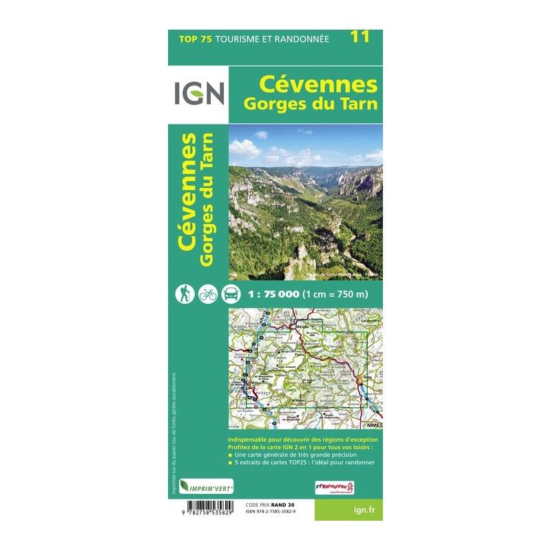 IGN Cevennes / Gorges-Du-Tarn