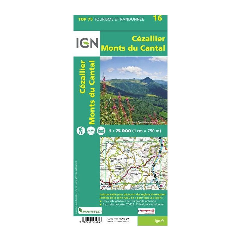 IGN Cézallier / Monts-Du-Cantal