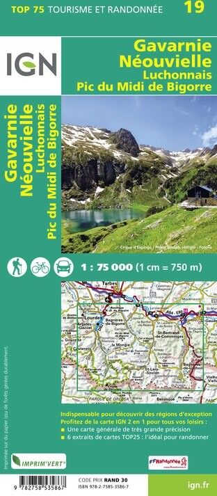 IGN Gavarnie / Néouvielle / Luchonnais / Pic-Du-Midi-De-Bigorre