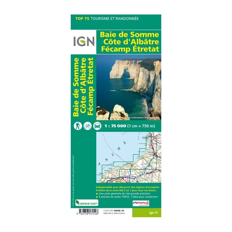 IGN Baie De Somme / Côte D'Albâtre / Fécamp / Etretat