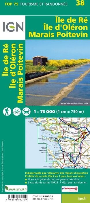 IGN Île De Ré / Île D'Oléron / Marais Poitevin