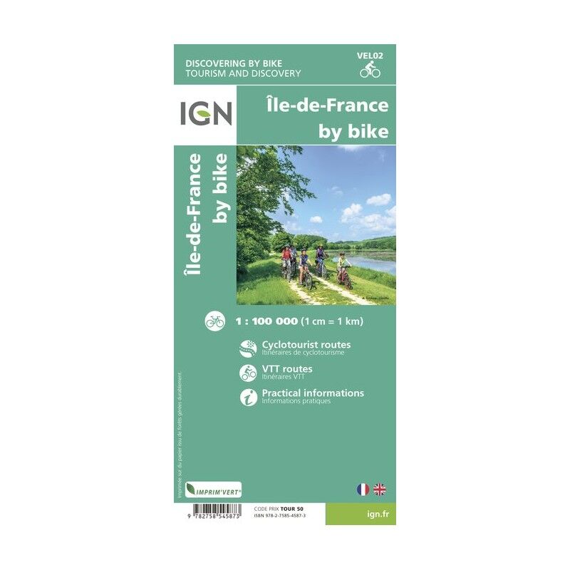 IGN L'Ile De France À Vélo