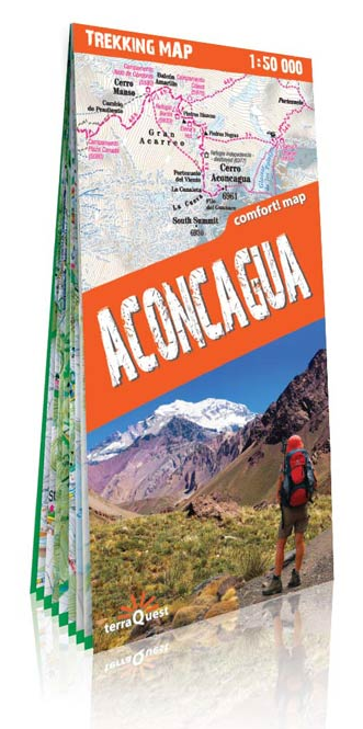 Expressmap Mont Aconcagua 1 / 50.000 - Mapa topograficzna | Hardloop