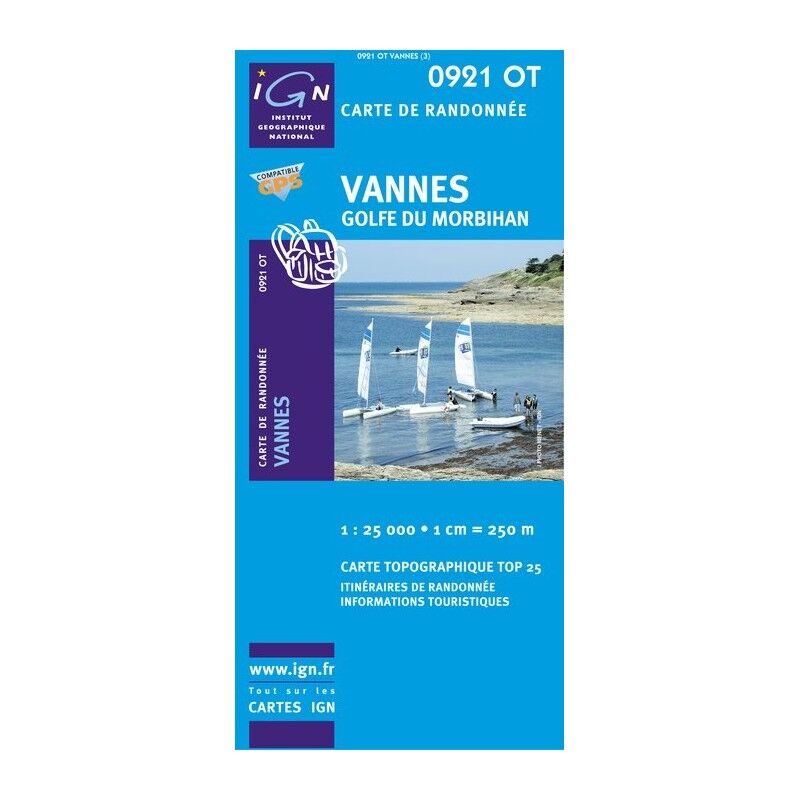 Vannes / Golfe Du Morbihan - Mapa topográfico