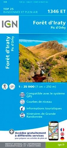 IGN Forêt D'Iraty - Pic D'Orhy