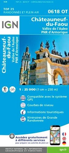 IGN Châteauneuf Du Faou / Vallée De L'Aulne. Pnr D'Armorique