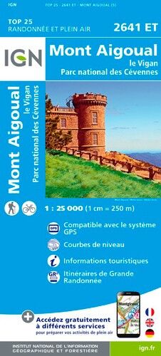 IGN Mont Aigoual.Le Vigan.Pn Des Cévennes | Hardloop