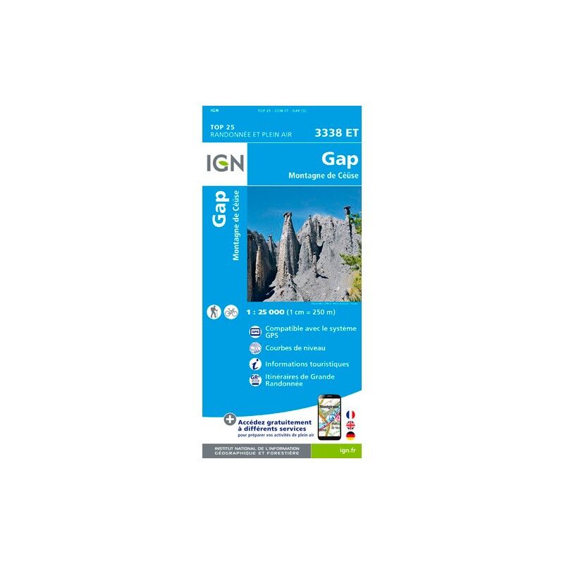 IGN Gap.Montagne De Céüse