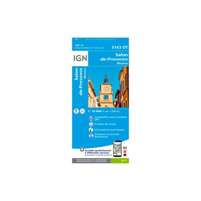 Salon-De-Provence / Miramas - Carte topographique