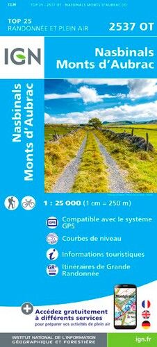 IGN Nasbinals / Monts D'Aubrac
