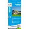 IGN Orange. Massif D'Uchaux