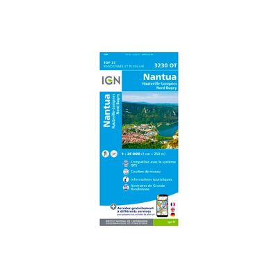 Nantua - Carte topographique