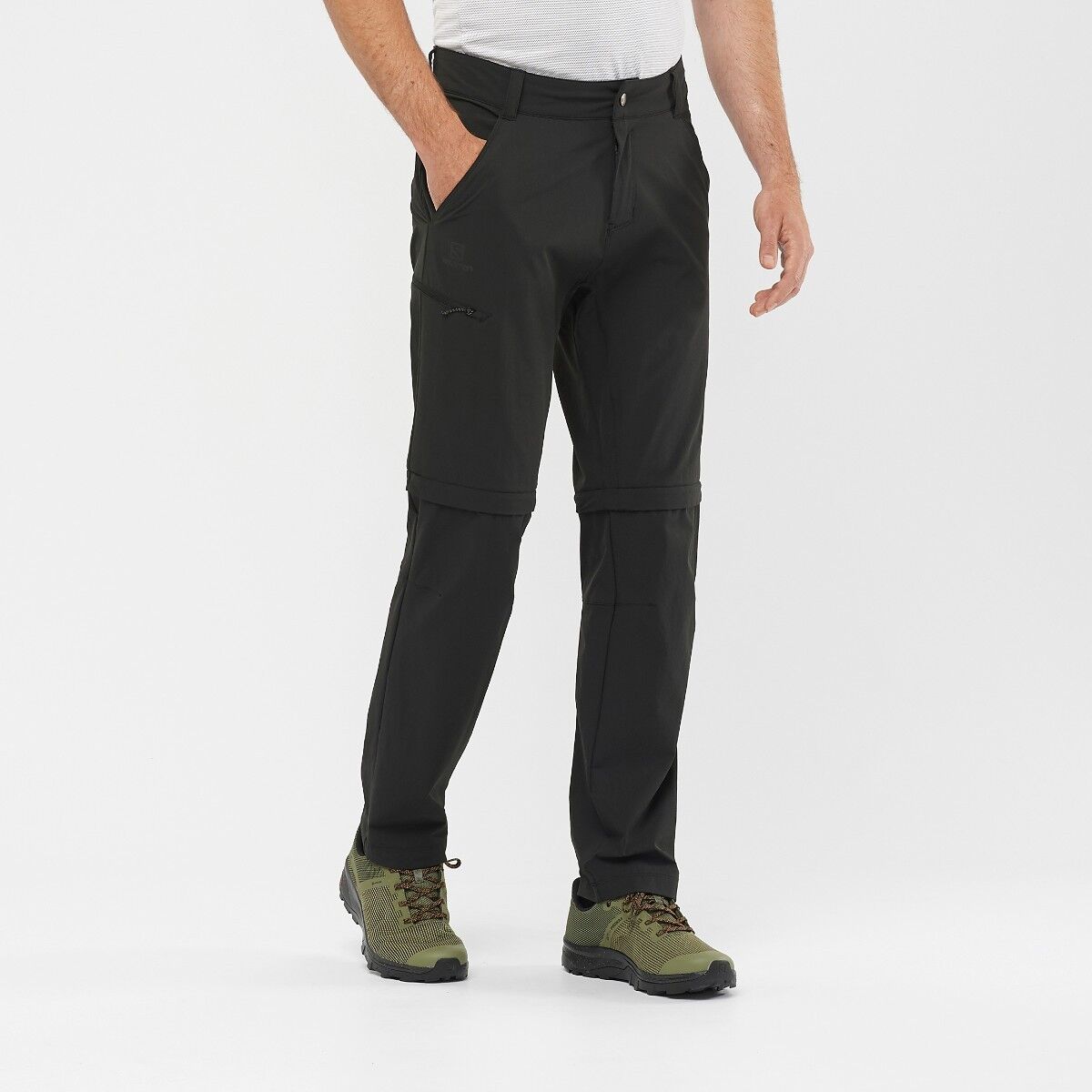 Salomon Wayfarer Zip Off Grydets - Spodnie turystyczne męskie | Hardloop