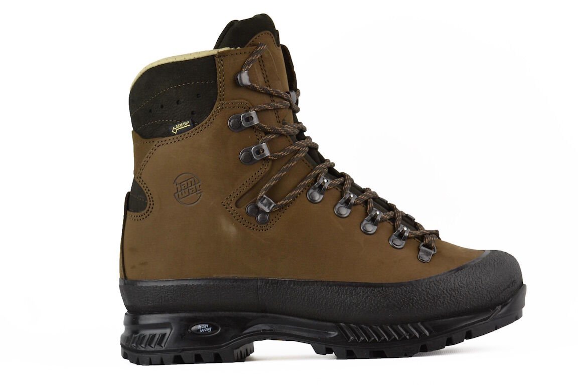 Chaussures De Randonnée Hanwag Alaska GTX - Large - Marron - Taille 45 - Occasion
