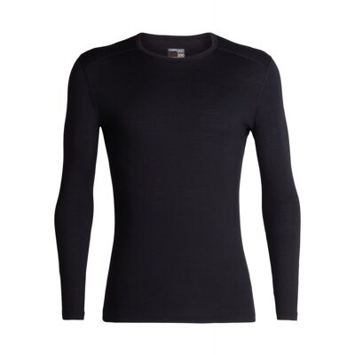 200 Oasis Long Sleeve Crewe - Merinovilla-alusvaatteet - Miehet
