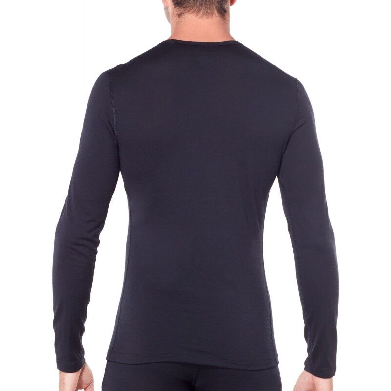 Icebreaker 200 Oasis Long Sleeve Crewe - Merinovilla-alusvaatteet - Miehet I Hardloop