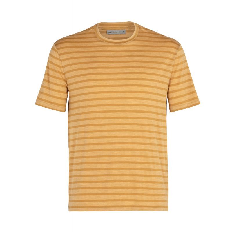 Icebreaker Utility Explore SS Crewe Stripe - Merino shirt - Men's I Hardloop